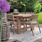 Outdoor stoel rustic rond incl. standaard kussen