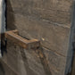 Two-door vintage gray cupboard