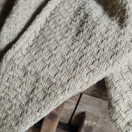 Tea towel stonewashed green set of 3