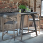 Wabi bar stoel  brown 79 cm