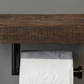 Toiletrol houder oud hout
