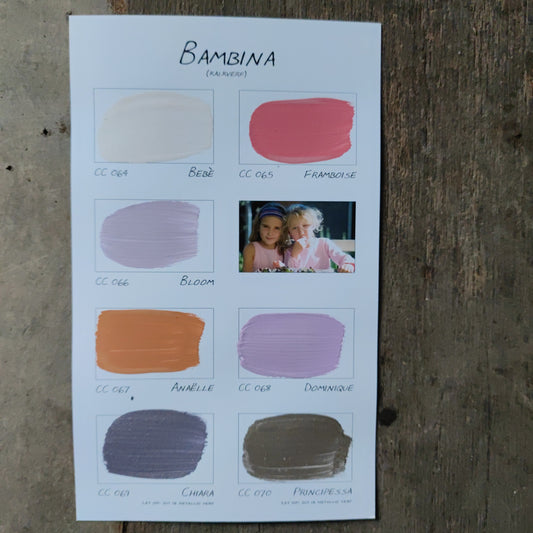Carte Colori Kleurenkaart Bambina kalkverf
