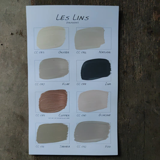 Carte Colori Kleurenkaart Les Lins kalkverf