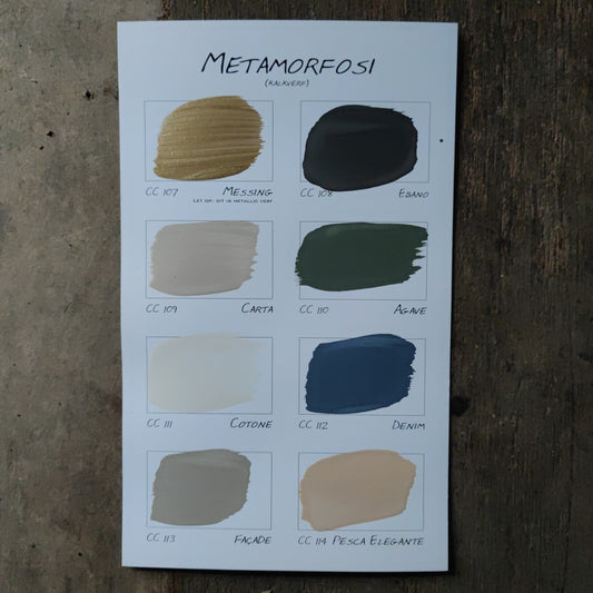 Carte Colori Farbkarte Metamorfosi Kalkfarbe