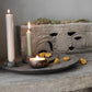 Concrete bowl candle PMR 33 cm