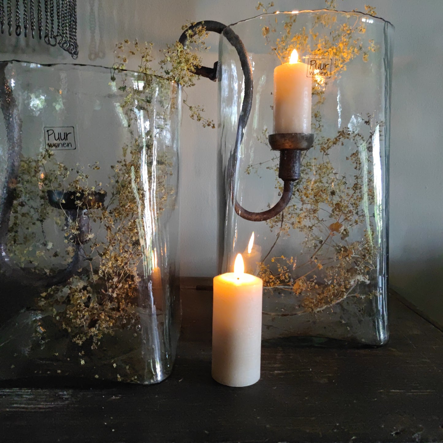 Wax Led candle 5 x 10 autumn