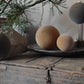 Velor Christmas bauble moleskin (large)