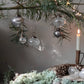8 x Weihnachtskugel durchsichtige Blasen