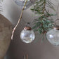 8 x Weihnachtskugel durchsichtige Blasen