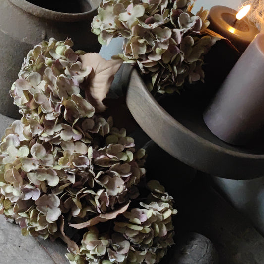 Silk hydrangea soft lilac 40 cm