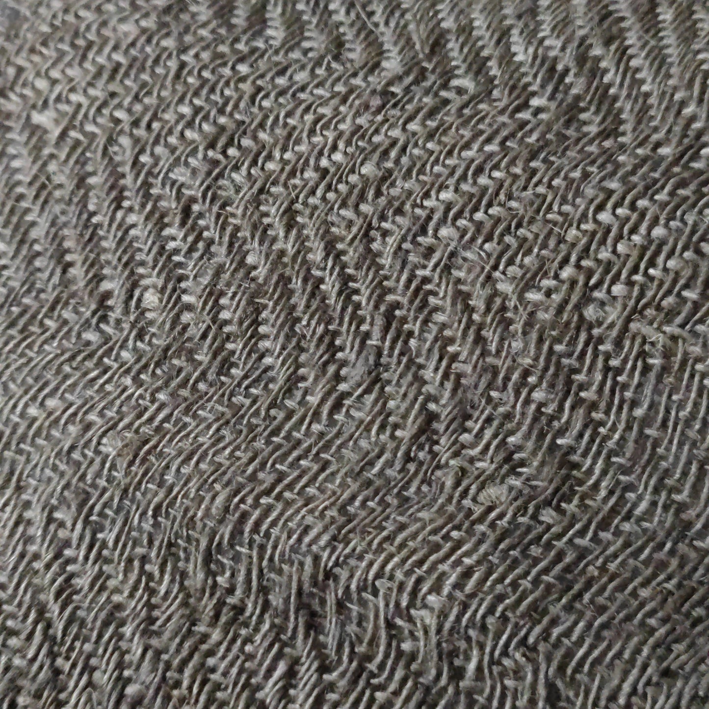 Linen/silk plaid 130 x 170