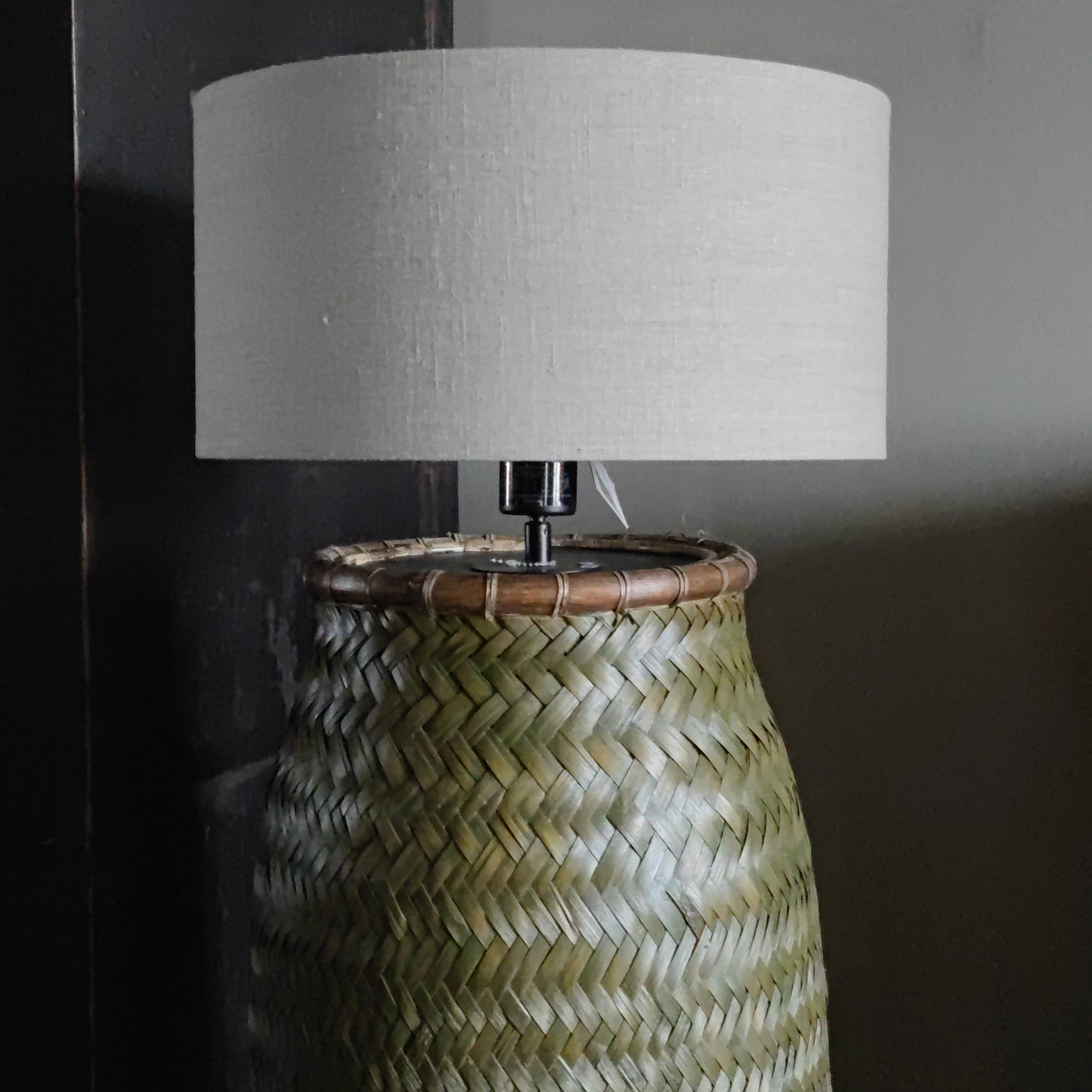 Unieke rattan lamp