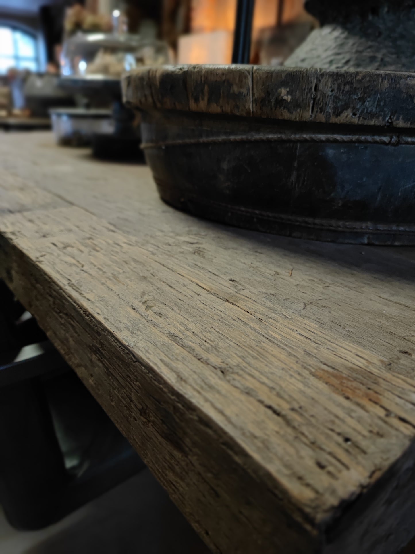 Robuust eettafel blad 240 cm BESTELBAAR