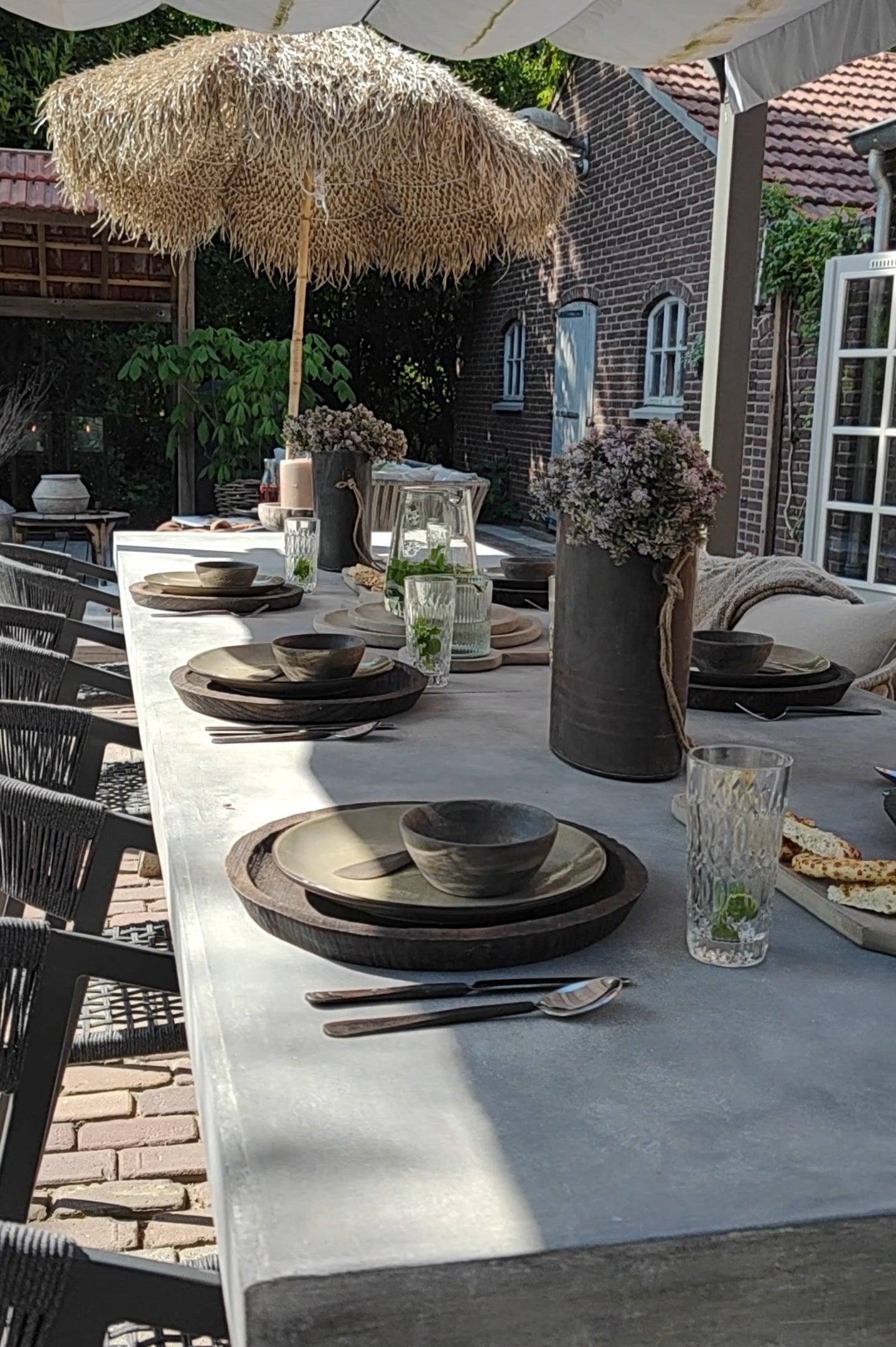 Outdoor-Stuhl Aluminiumseil