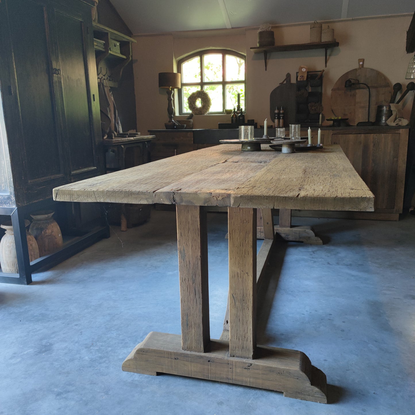 Robust farm dining table 240 cm (can be ordered later)