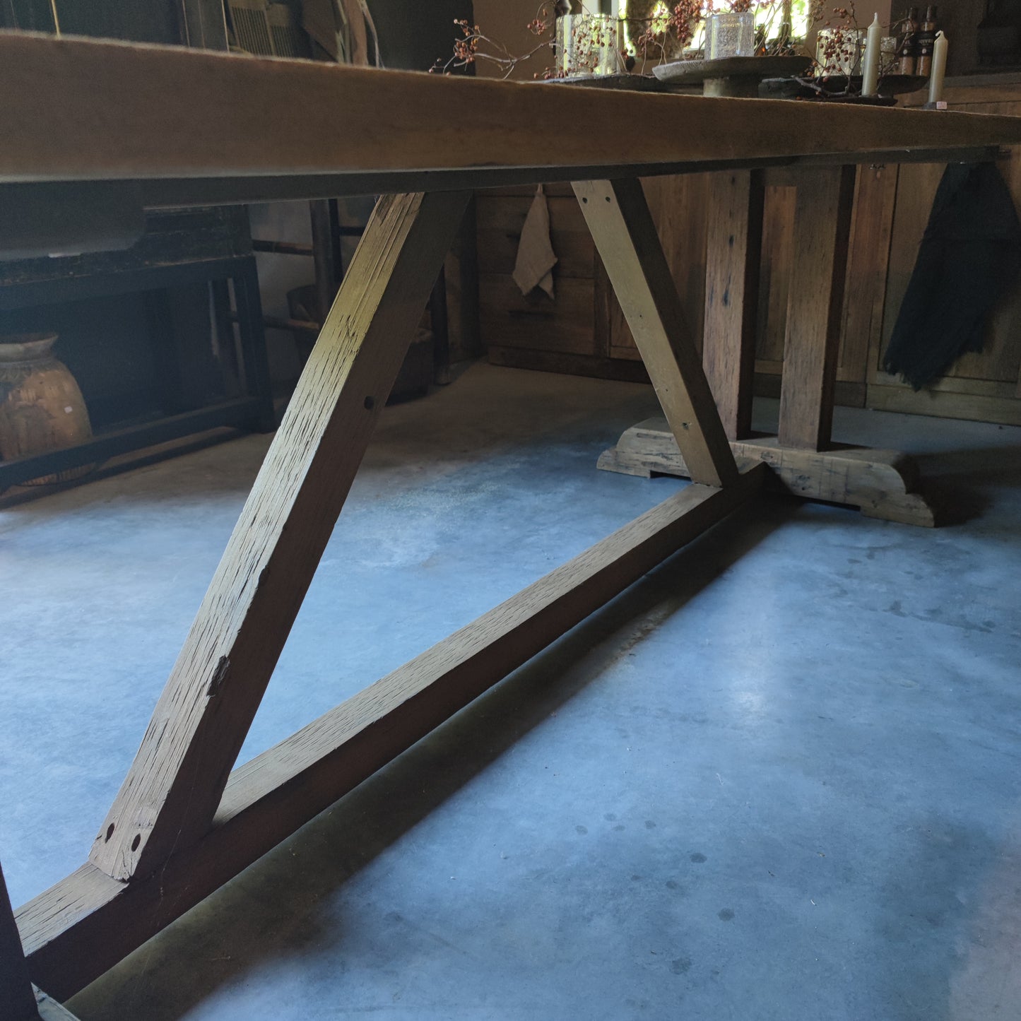 Robust farm dining table 240 cm (can be ordered later)