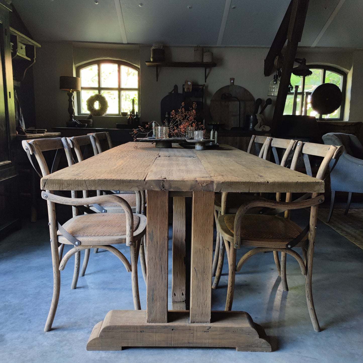 Robust farm dining table 240 cm (can be ordered later)