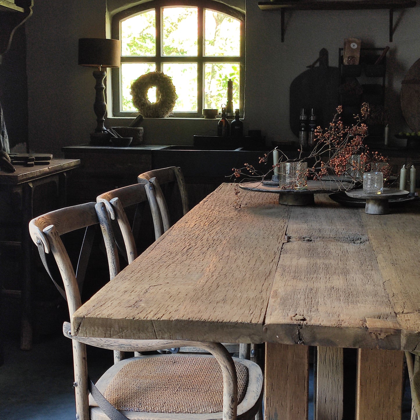 Robust farm dining table 240 cm (can be ordered later)