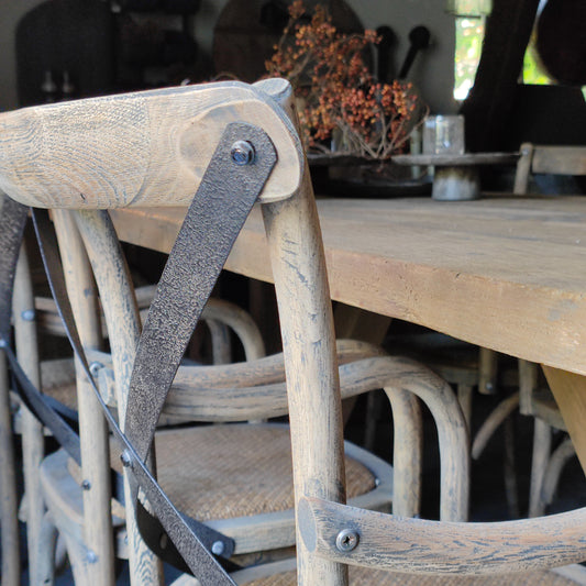 Beautiful antique chair with armrest