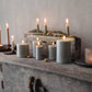 Wax Led candles sand D7.5/H10