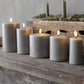 Wax Led candles sand D7.5/H10