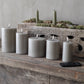Wax Led candles sand D7.5/H10