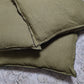 LINEN Cushion cover 65 x 65 ARMY