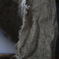 Ausgefranstes schäbiges Leinentuch 40 x 60