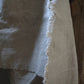 Frayed raw linen canvas 70 x 70
