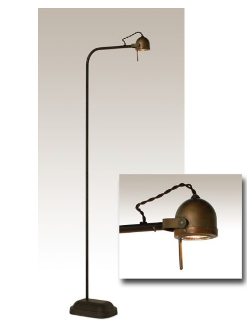 Spezia floor lamp brown patina Frezoli