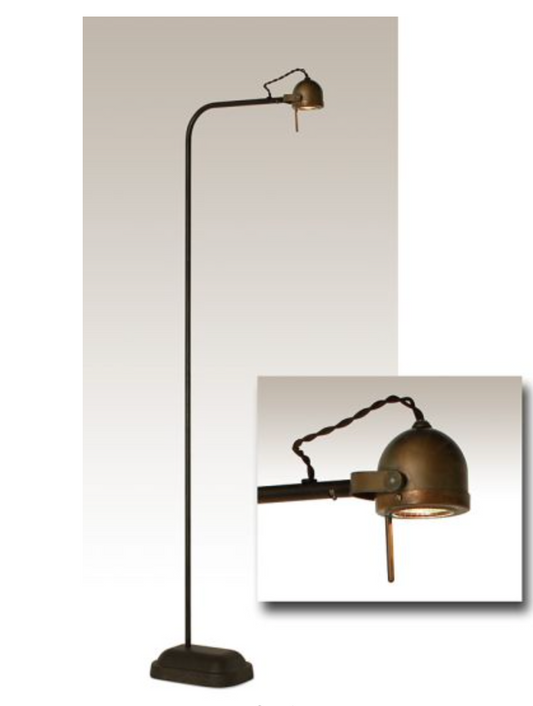 Spezia Stehlampe braun patiniert Frezoli