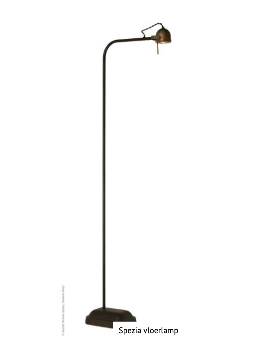 Spezia floor lamp brown patina Frezoli