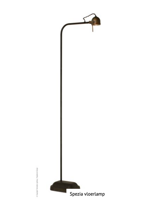 Spezia Stehlampe braun patiniert Frezoli