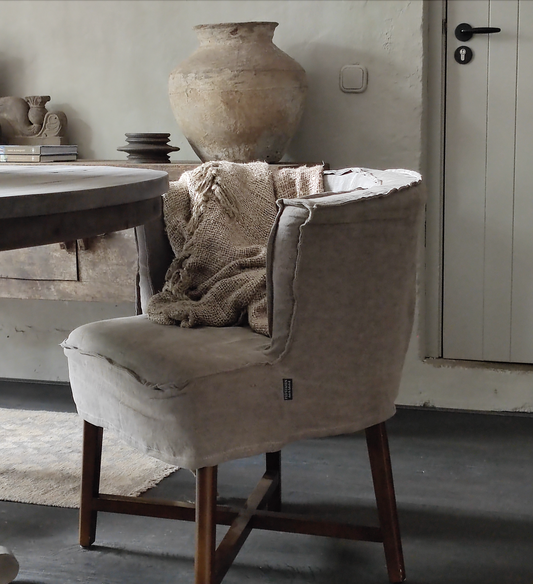 Dining room chair Dirkje Aura Peeperkorn LINEN on order