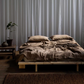Stonewashed linnen kussenhoes hazel 50 x 70
