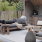 Outdoor-Stuhl Aluminiumseil