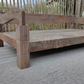 Outdoor rustic daybed 200 cm incl. standaard kussens